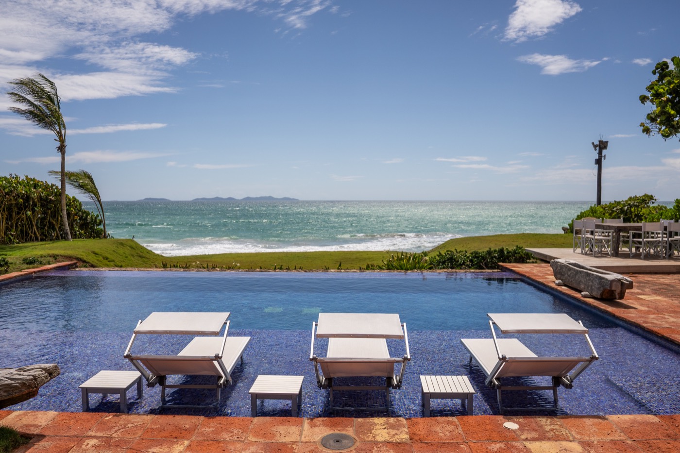 Chana Villas — piscina infinita con vista al Caribe, Isla de Margarita, Venezuela